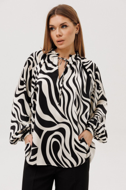 Комплекты брючные Amberа Style 2135-3 черный/белый