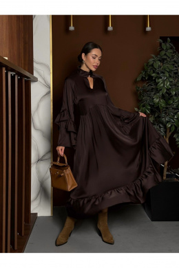 Платья Pavlova 202 горький_шоколад