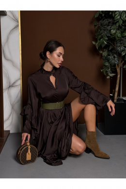 Платья Pavlova 202 горький_шоколад