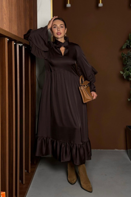 Платья Pavlova 202 горький_шоколад