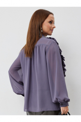 Блузы Condra 16300 серый-фиолетовый