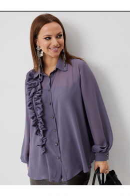 Блузы Condra 16300 серый-фиолетовый