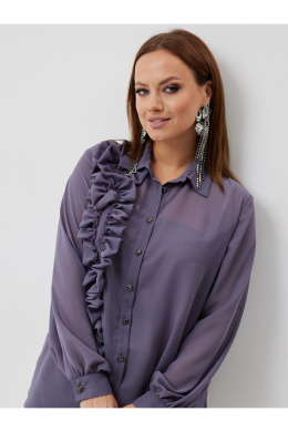 Блузы Condra 16300 серый-фиолетовый