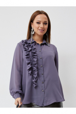 Блузы Condra 16300 серый-фиолетовый