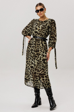 Платья Anelli 1733 зеленый_леопард