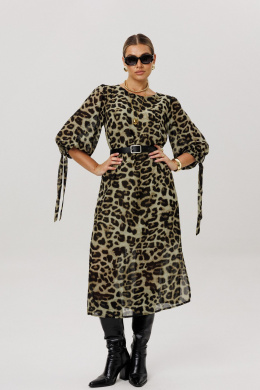 Платья Anelli 1733 зеленый_леопард