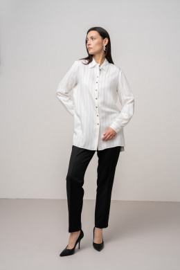 Блузы FASHION CENTRE В-4102 белый_в_полоску