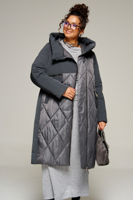 Пальто Beautiful&Free 8023 графит