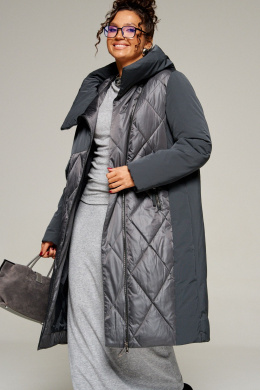 Пальто Beautiful&Free 8023 графит