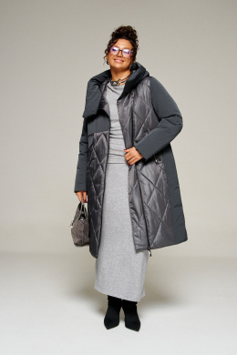 Пальто Beautiful&Free 8023 графит