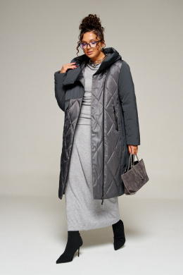 Пальто Beautiful&Free 8023 графит