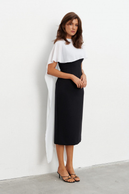 Платья KaVaRi 1135 черно-белый