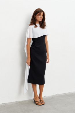 Платья KaVaRi 1135 черно-белый