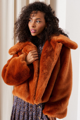 Пальто Colors of PAPAYA NEW 1743 рыжий