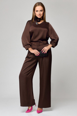Комплекты брючные Мишель стиль 1160-1 горький_шоколад