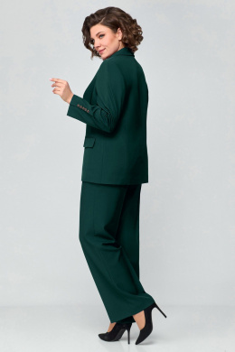 Брючные костюмы Мишель стиль 1177 т.зеленый