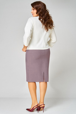 Комплекты юбочные Мишель стиль 1340 молочно-кофейный