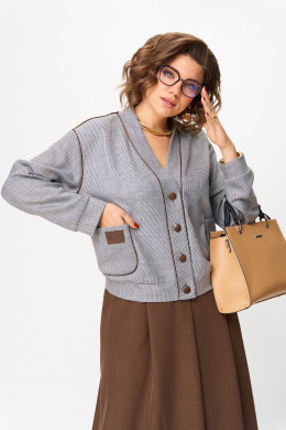 Комплекты юбочные Aira Style 24131 коричневый