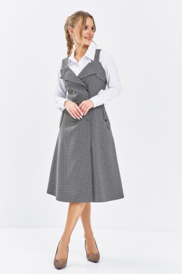 Euromoda 650 серый/клетка