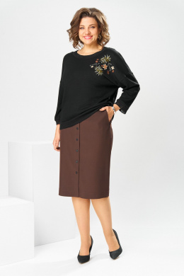 Комплекты юбочные Romanovich Style 2-2045 коричневый