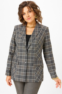 БелЭльСтиль 412-3_14_22 клетка_коричневая_