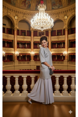 Vittoria Queen 27573/1 серебристо-серый