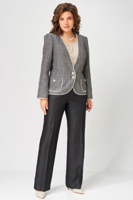 Fita 4122 черно-бежевый