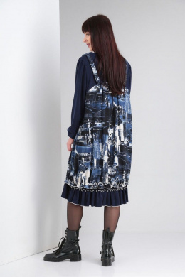 Платья VIA-Mod 463 синий