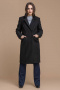 Пальто Domna 8310 черный(164)