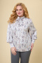 Блузы Svetlana-Style 1734 серый+молочный