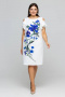 Платья и сарафаны Effect-Style 600 молочный+ирисы