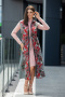 Комплекты с платьем Diva 1425 серый_розовый