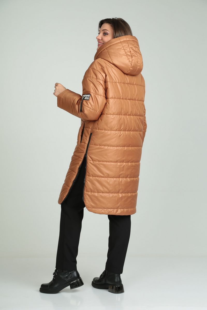 Женское пальто Диомант 1837 карамель