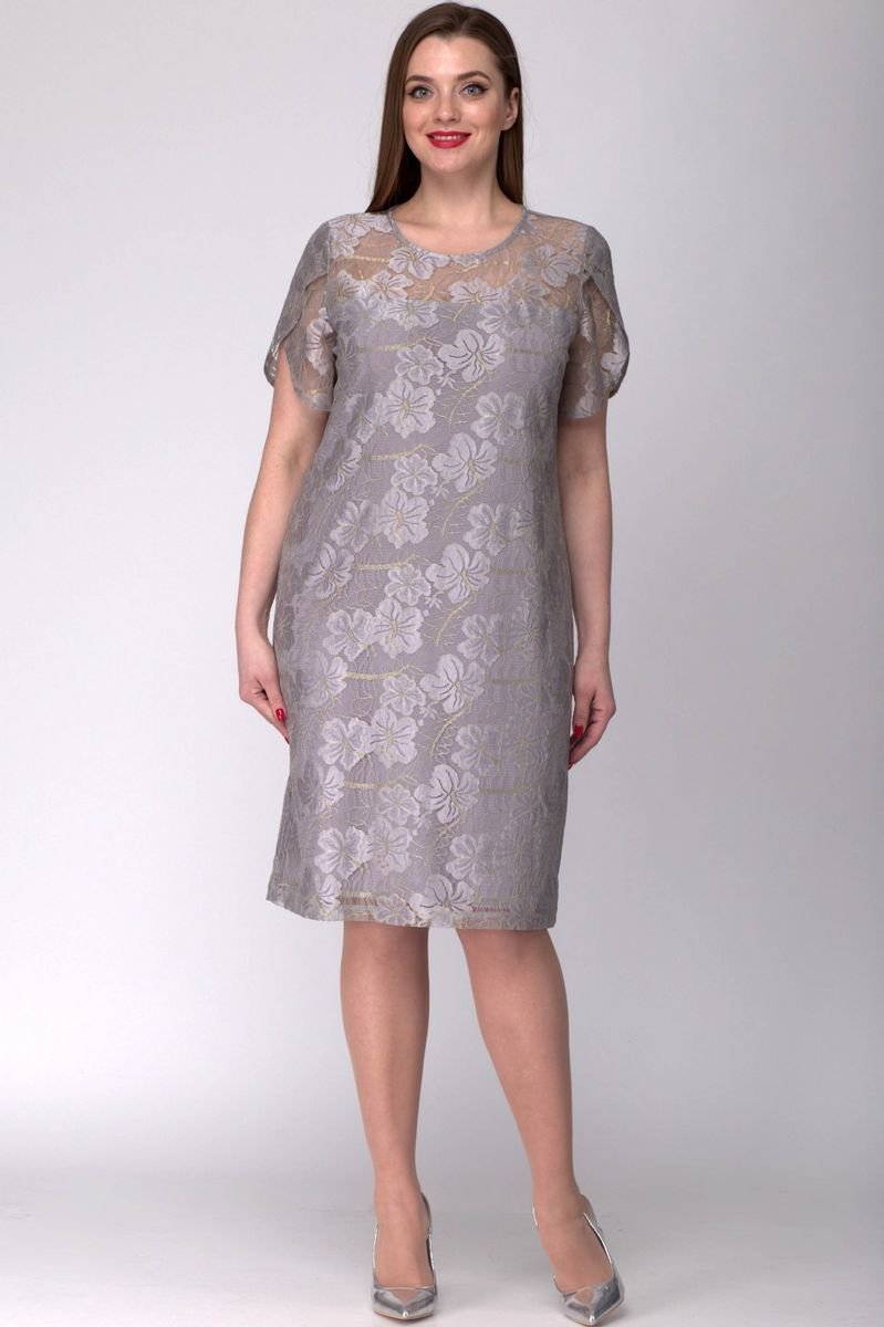 Платье SOVA 11015 серый