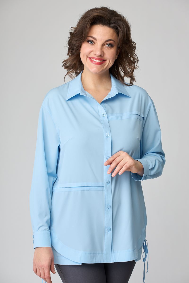 Блузы ANASTASIA MAK 920 голубой