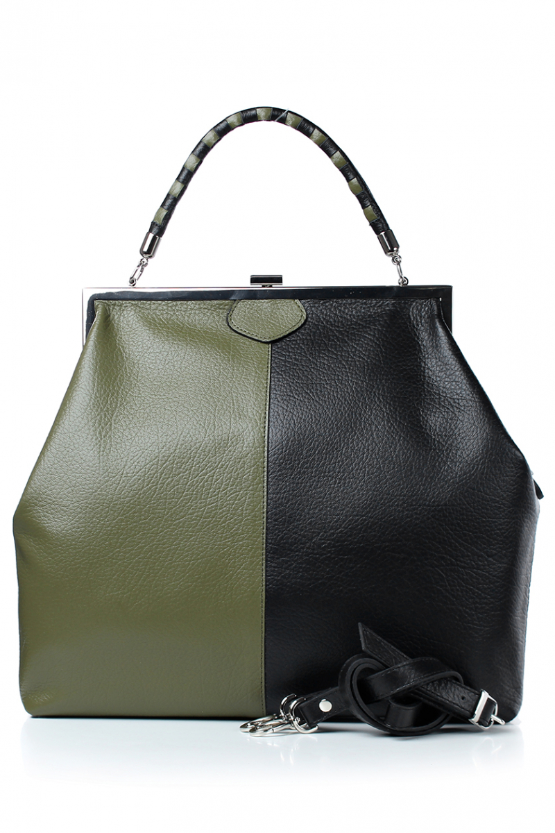 Женская сумка Galanteya 19121.1с2953к45 черный/оливк