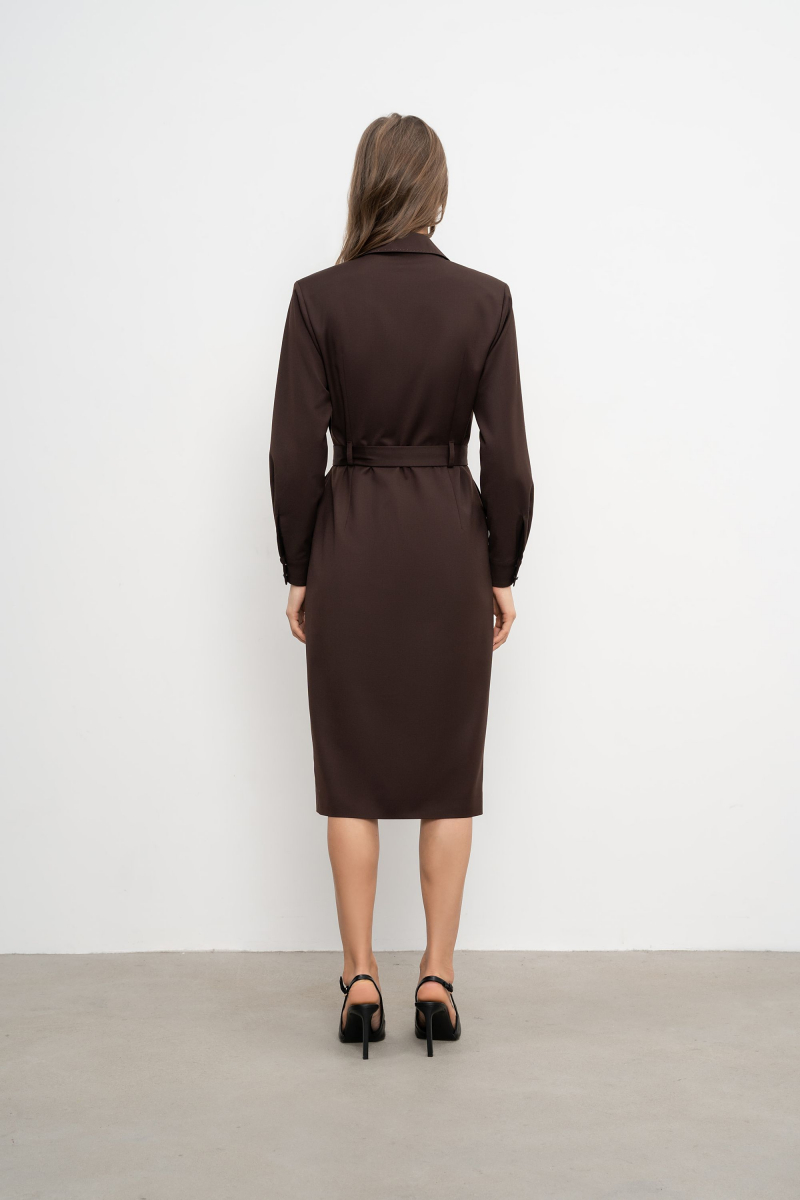 Платья Elema 5К-12289-1-170 коричневый