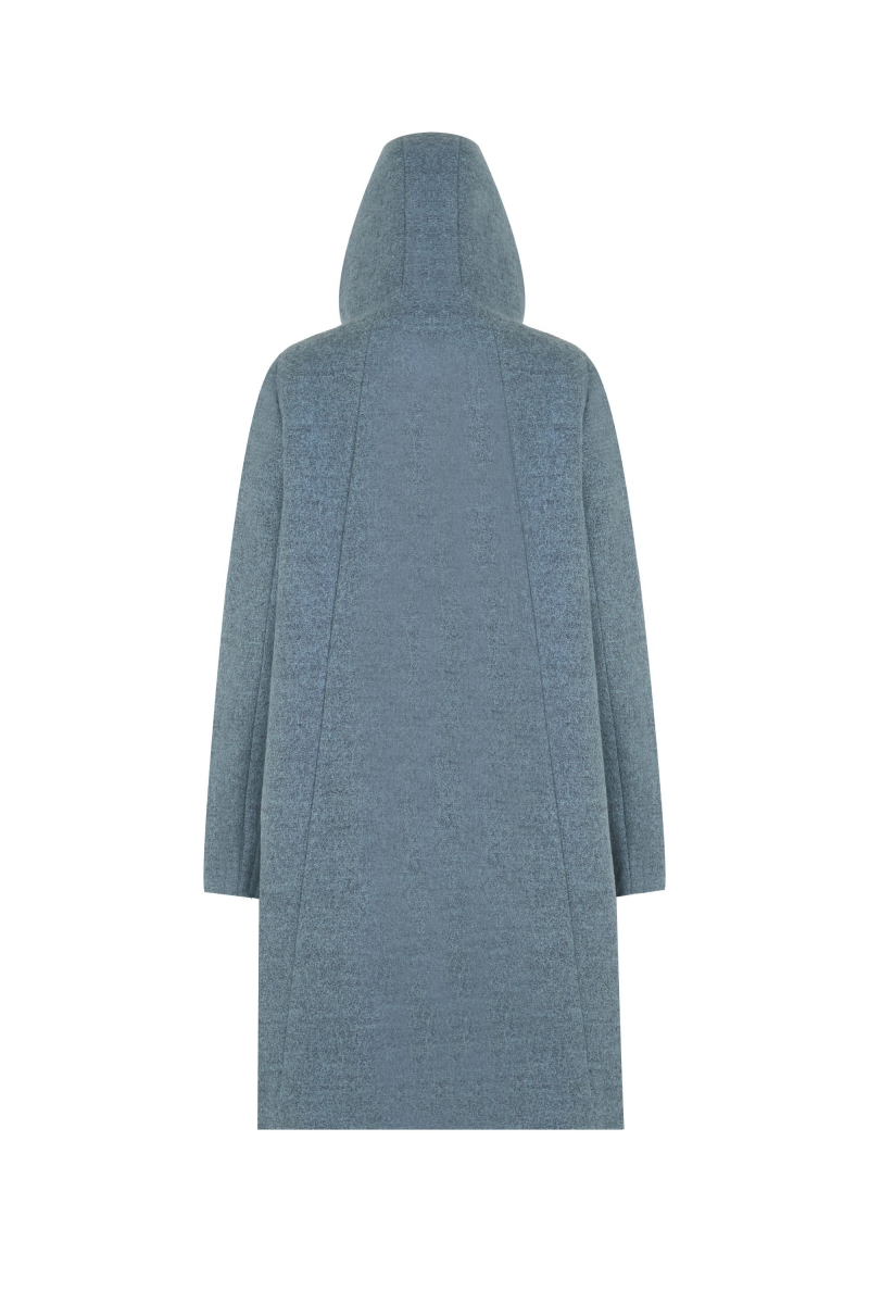 Женское пальто Elema 6-12282-1-170 голубой_меланж