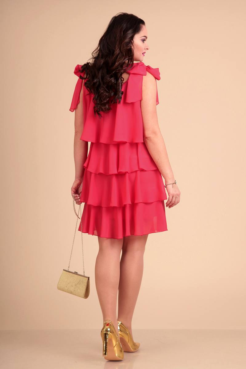 Платья Liona Style 616 малиново-красный