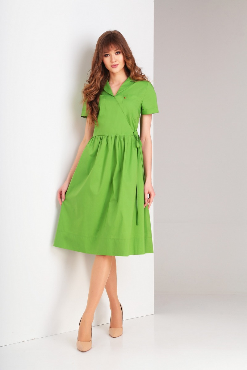 Платья Милора-стиль 714 зеленый