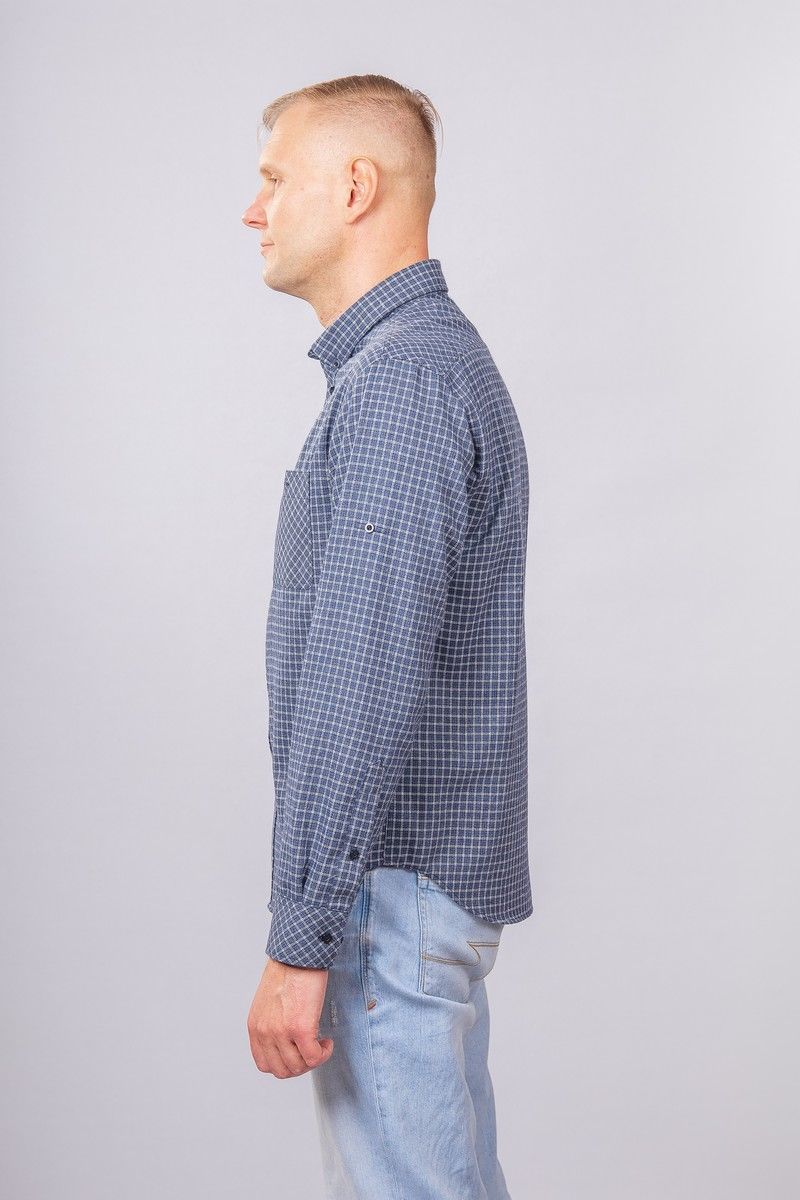 Рубашки с длинным рукавом Nadex 01-029511/420-22_170-176 молочно-синий
