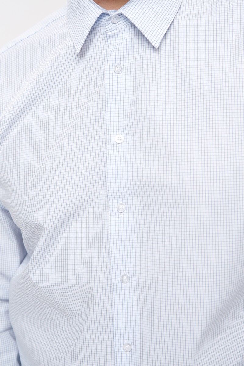 Рубашки с длинным рукавом Nadex 01-048612/401-22_170 бело-голубой