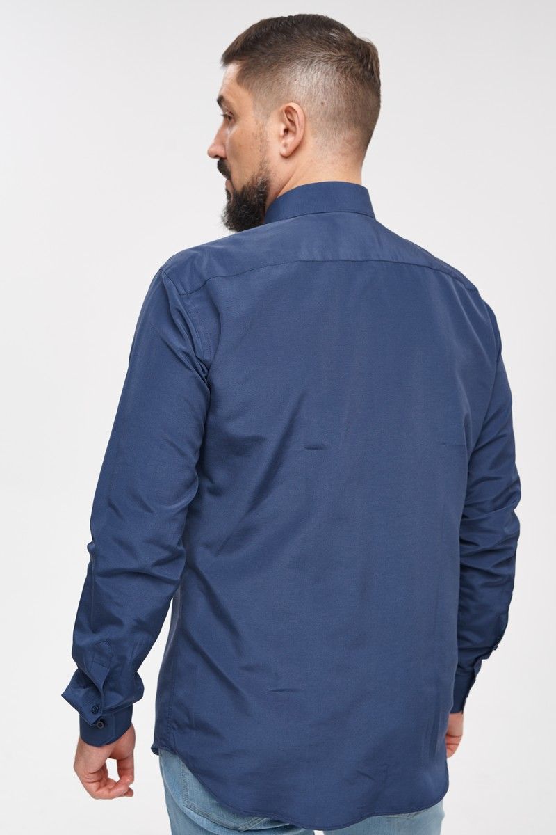 Рубашки с длинным рукавом Nadex 048612/203-22_182-188 темно-синий_самре