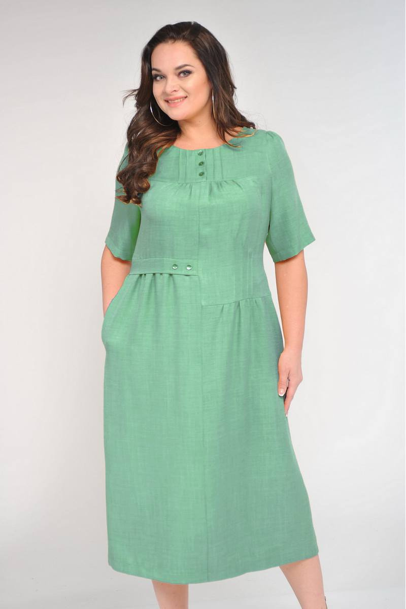 Платье TVIN 7487 нежно-зеленый