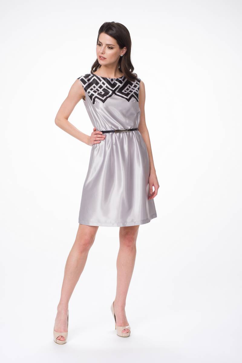 Платье Stilville 16C960 серый