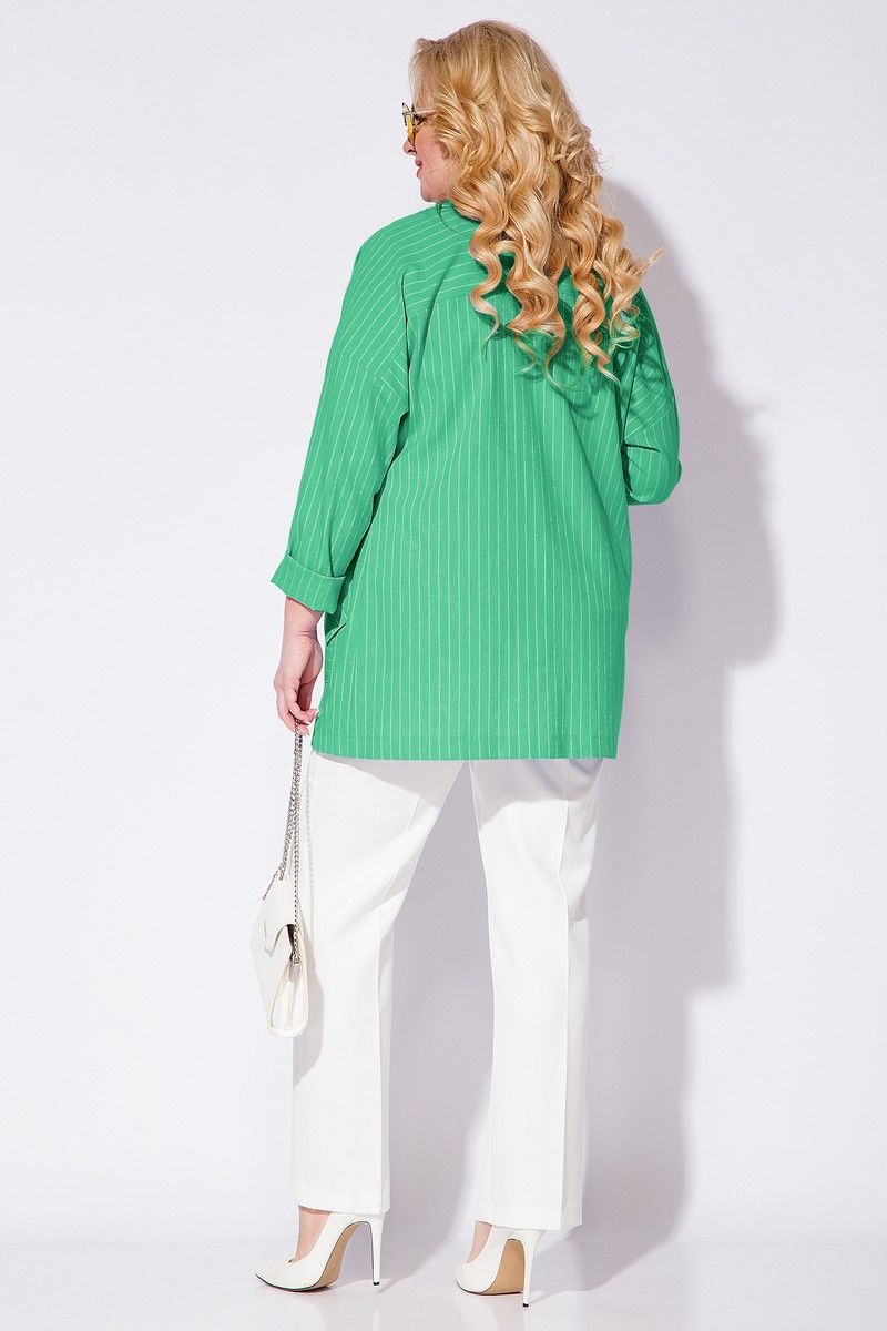 Комплект с блузой Liliana 1165 зелень