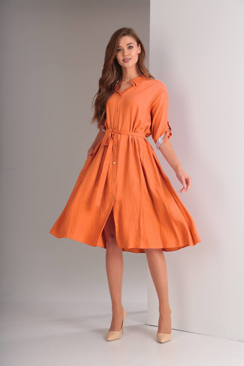Платье TVIN 7407 оранжевый