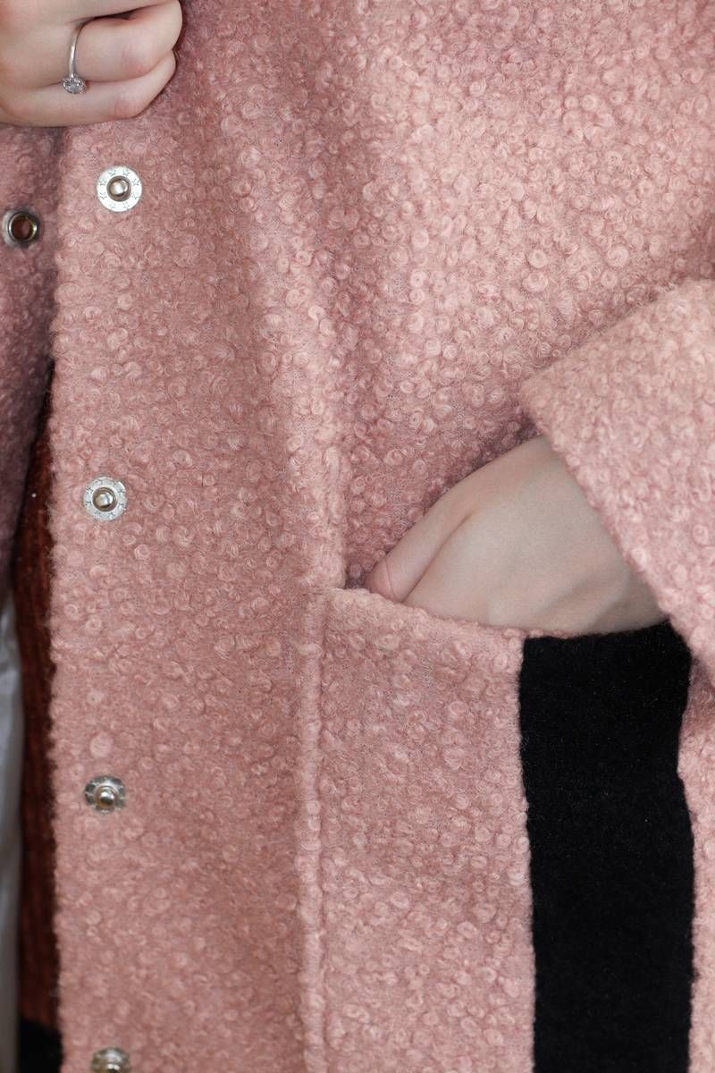 Женское пальто Mita ЖМ1170 розовый