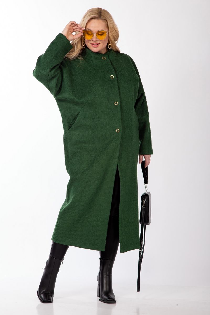 Женское пальто Michel chic 358 зеленый