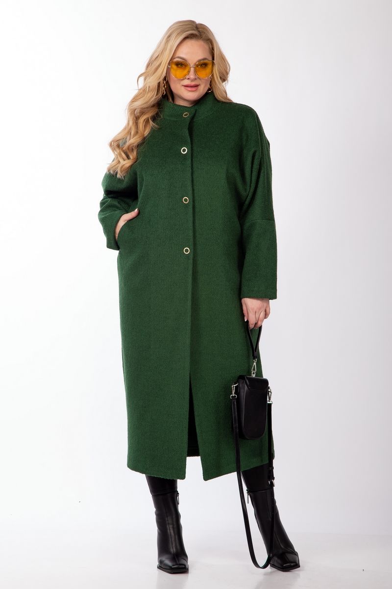 Женское пальто Michel chic 358 зеленый